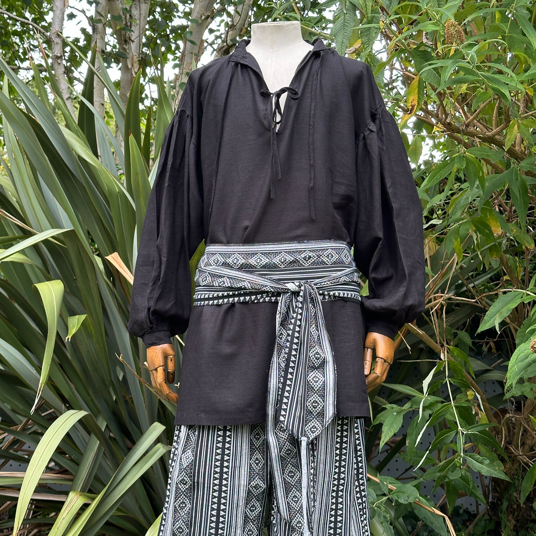 Stone Warrior Set - 7 Pieces (Waistcoat, Hood, Shirt, Pants, Hood, Belt & Sash)