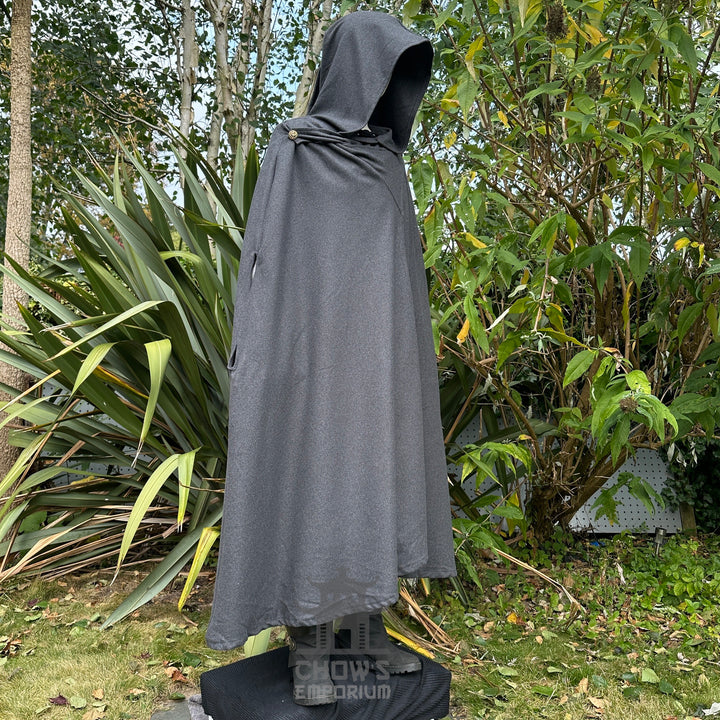 Medieval Lord LARP Outfit - 4 pieces, Cloak, Tunic, Trousers, Sash