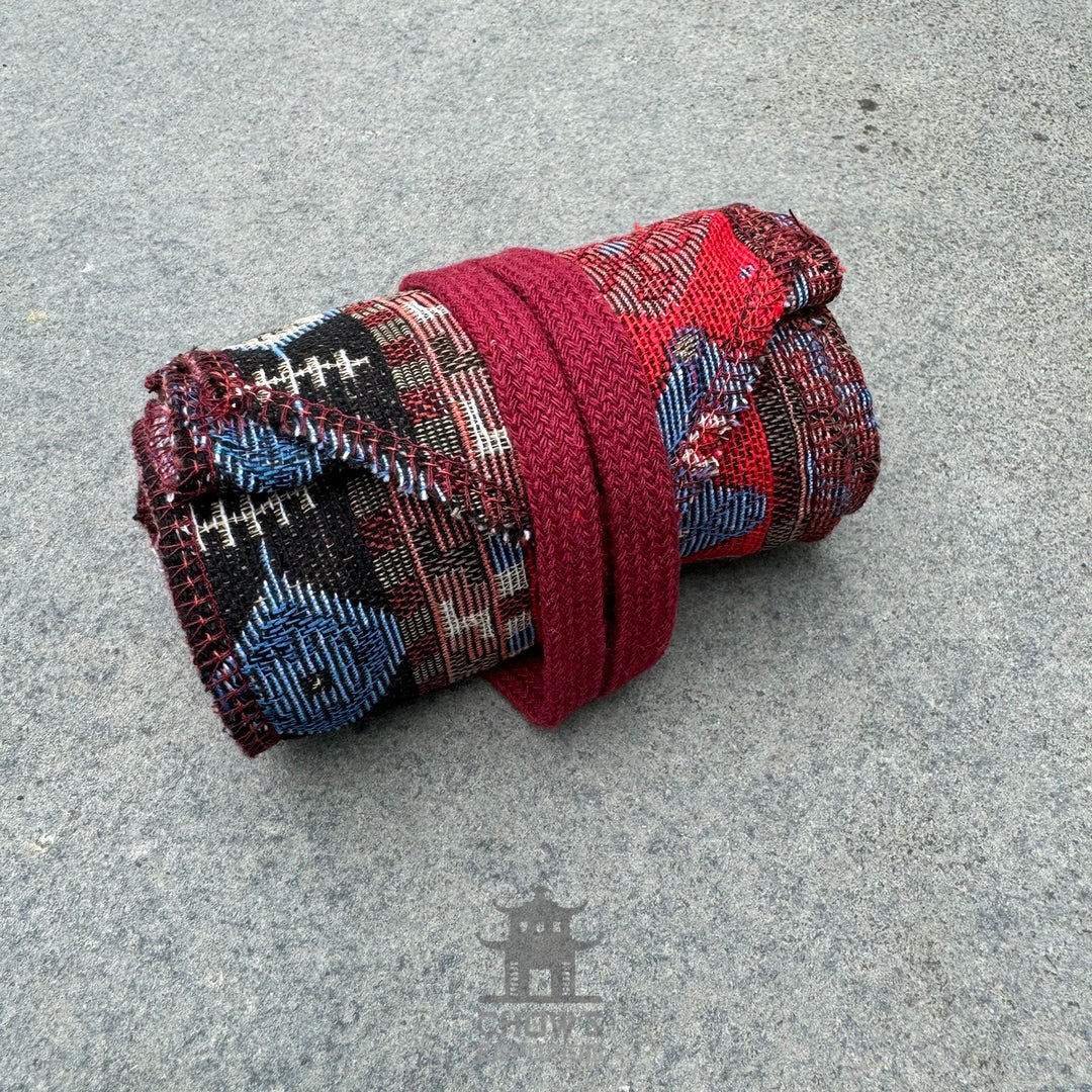 Red Aztec Pattern Pirate Sash