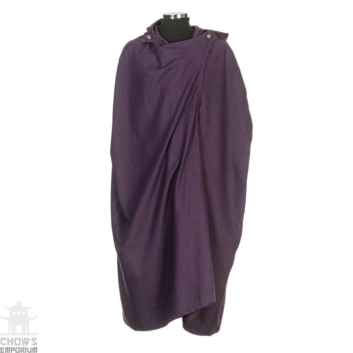 The Four Way LARP Cloak in Purple is a Versatile Cape with Hood. The Medieval Cloak is Water Resistant, and helps keep you warm in the cold. The Viking Style Cloak can be worn in four ways for different character needs; perfect for your LARP character, Cosplay Events, and Ren Faires. 