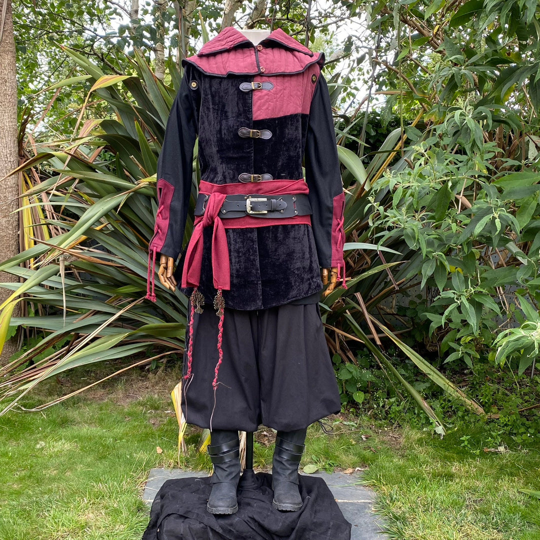 Rogue Warrior Set - 6 Pieces (Jacket, Hood, Shirt, Pants, Belt & Sash)