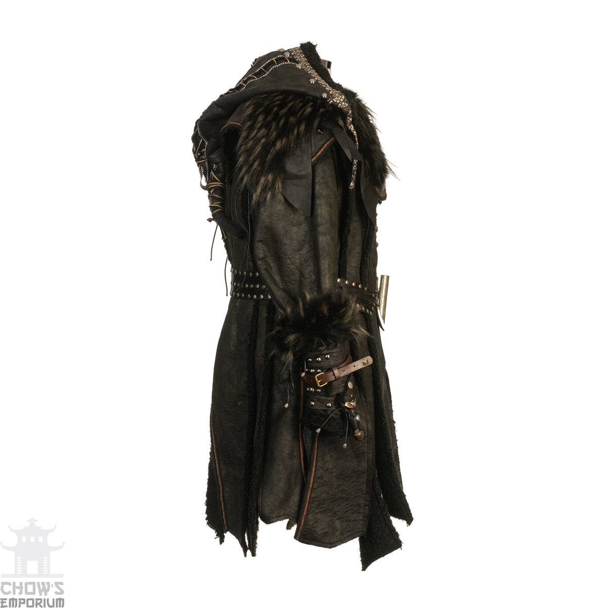 Dark Warrior Set- 3 Pieces (Jacket, Hood & Vambraces)