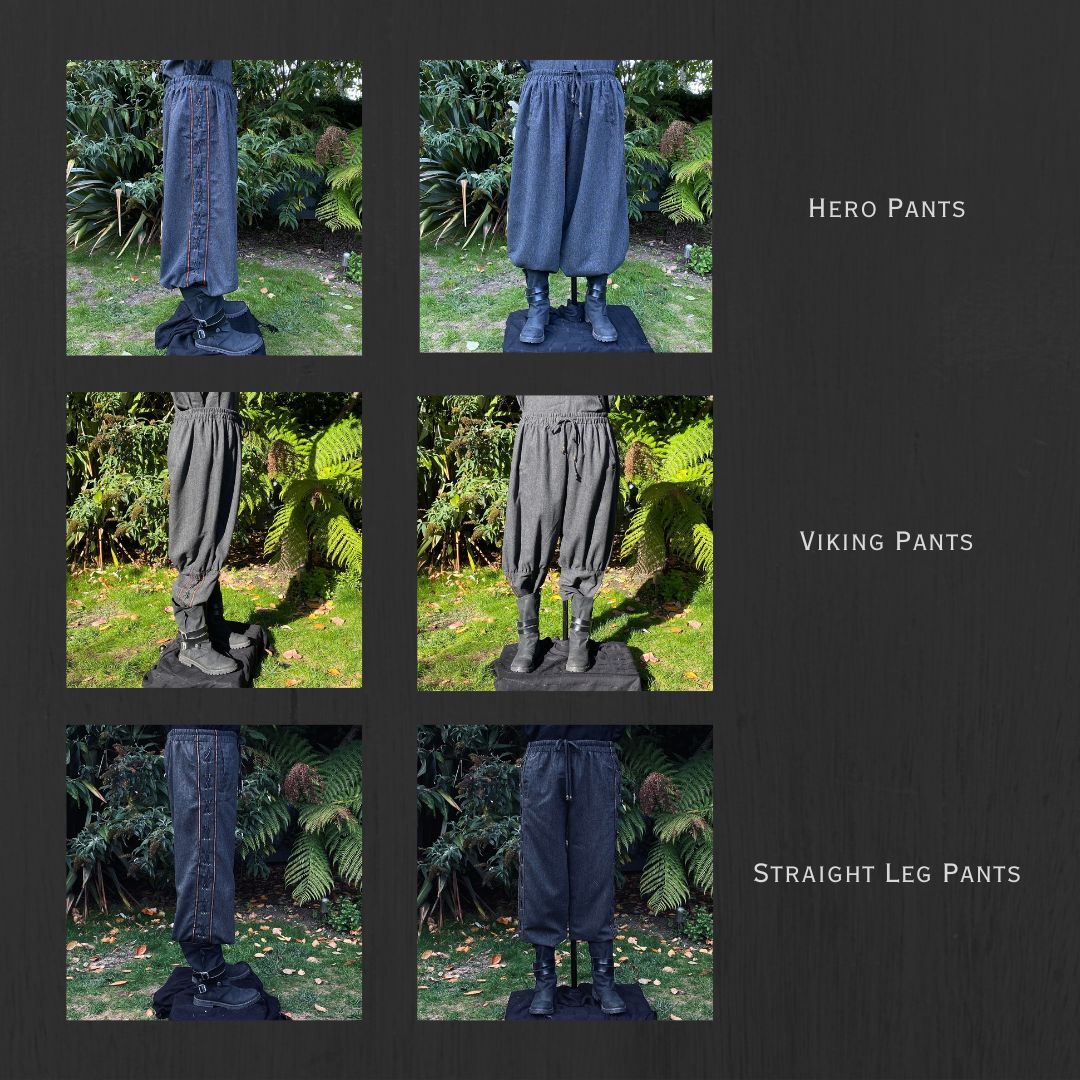 Demon Hunter LARP Outfit - 4 Pieces; Layered Faux Leather Waistcoat, Grey Tone Shirt, Pants, Sash