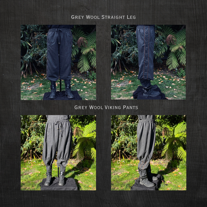 Tenue de base LARP - 3 pièces : tunique, pantalon et ceinture bicolores vert et noir