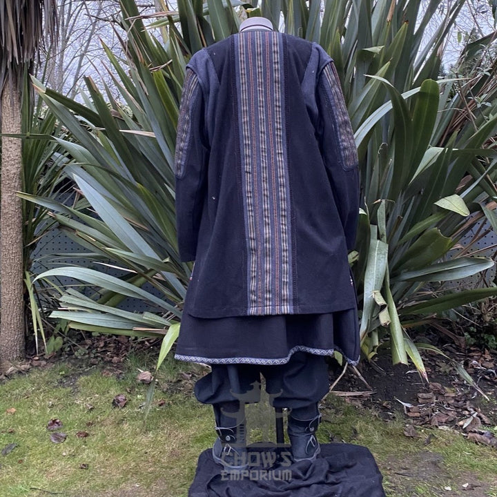 Viking Ranger LARP Outfit - 6 pieces (Cloak, Jacket, Tunic, Trousers, Belt and Sash)