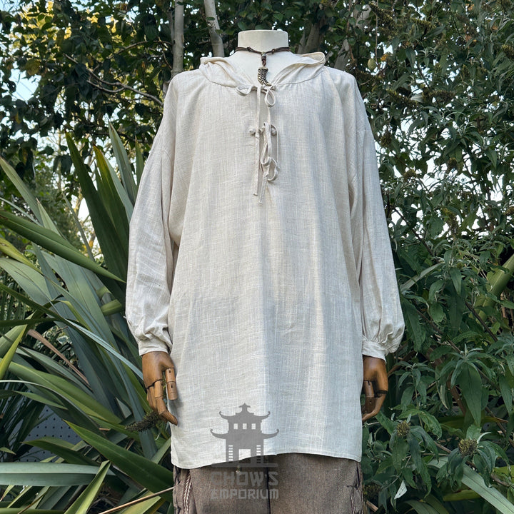 LARP Basic Outfit - 3 Piece Natural Outfit (Shirt, Pants & Sash)