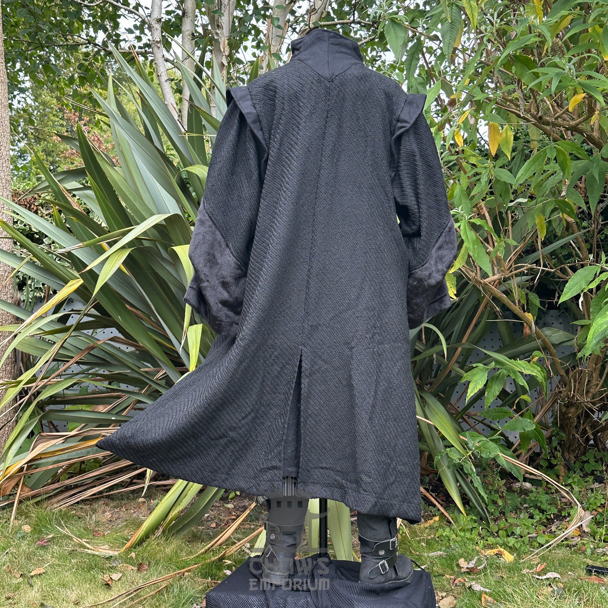 Midnight Watcher LARP Outfit - 3+ pieces (Robe, Ornate Hood and Sash)