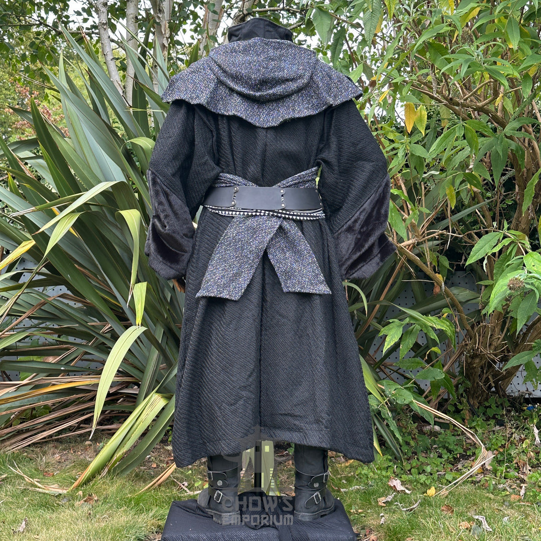 Captain Blacksail LARP Set - 5+ Pieces (Robe, Waistcoat, Sash, Shirt & Necklace)