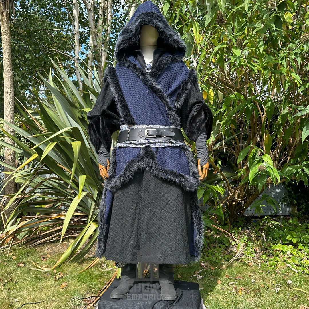 Tenue Battle Warrior LARP - Ensemble de 3 pièces ; comprend Gambeson, tunique et pantalon