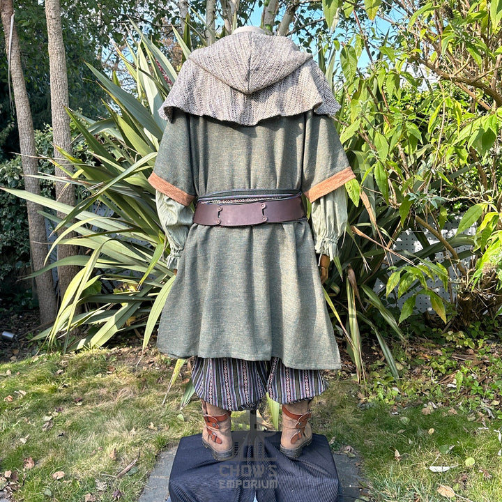 Forest Mage Set - 5 pieces (Tunic, Shirt, Hood, Trousers, Sash)