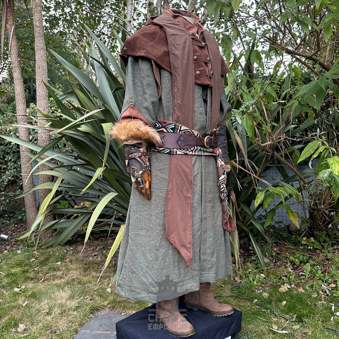 Woodland Druid Set - 3 pieces (Robe, Hood, Sash)