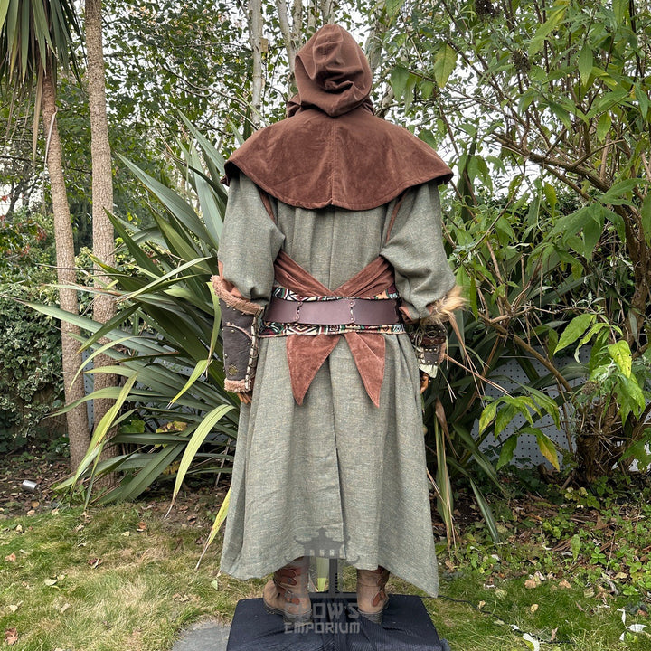 Woodland Druid Set - 3 pieces (Robe, Hood, Sash)