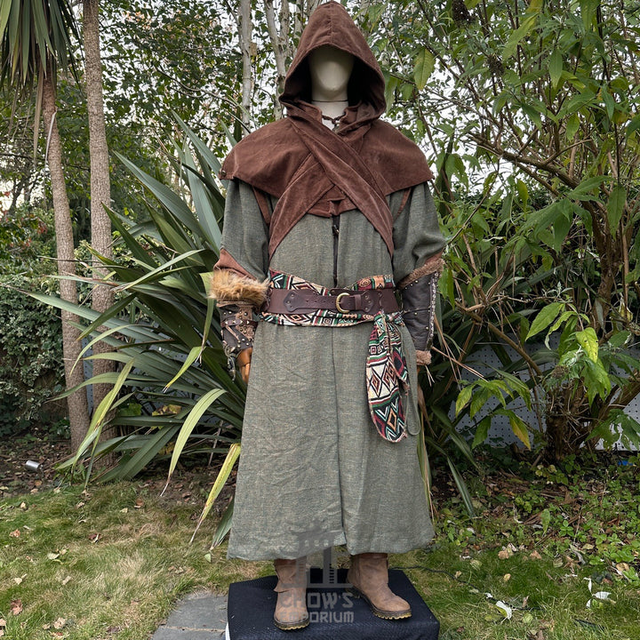 Woodland Druid Set - 3 pieces (Robe, Hood, Sash)