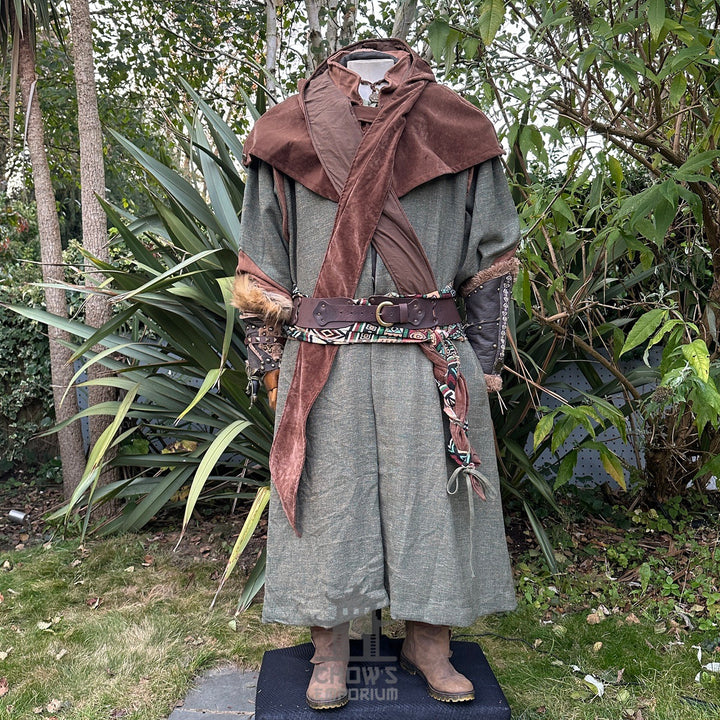 Woodland Druid Set - 3 pieces (Robe, Hood, Sash)