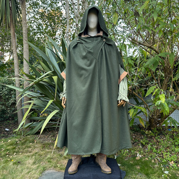 Cape GN 4 voies - Marron - Cape et robe polyvalentes avec capuche