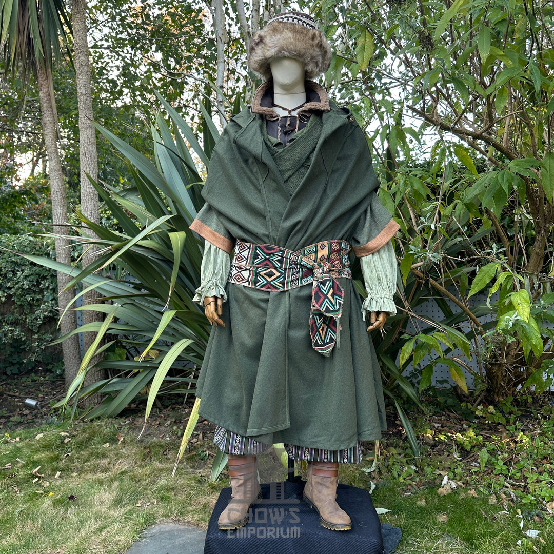 Elite Forest Ranger Set - 5 pieces (Cloak, Waistcoat, Tunic, Sash and Hat)