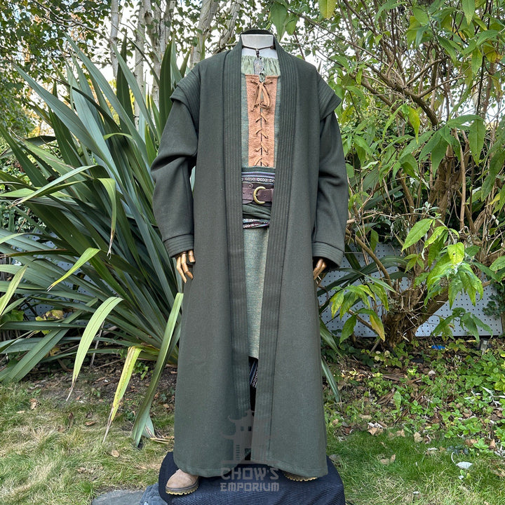 Green Full Length Robe