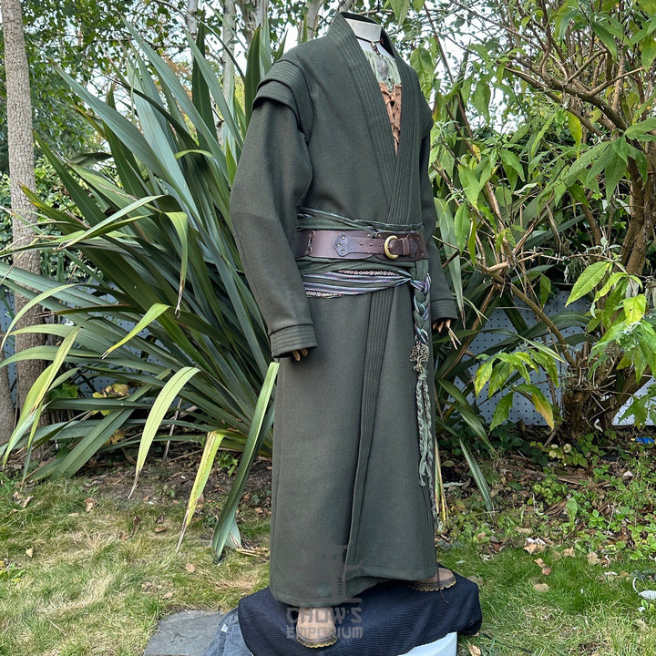 Green Full Length Robe