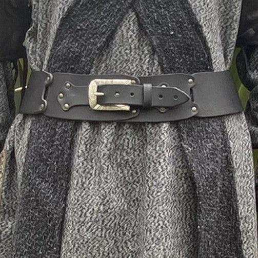Storm Wizard LARP Set - 4+ Pieces (Waistcoat, Hood, Arm Wraps & Sash)