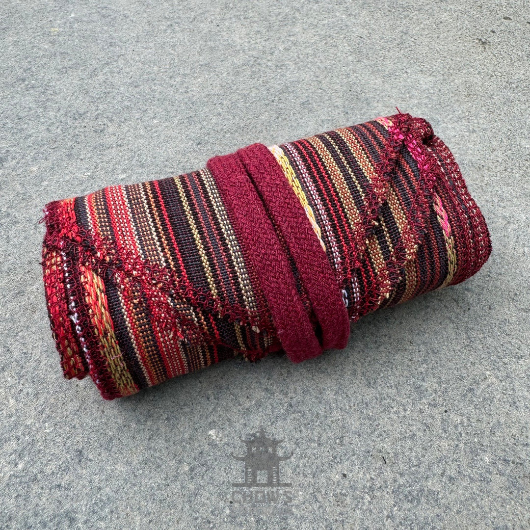 Ensemble ceinture et ceinture LARP avec accessoires - Laine gris foncé - Cuir de buffle noir - Idées cadeaux