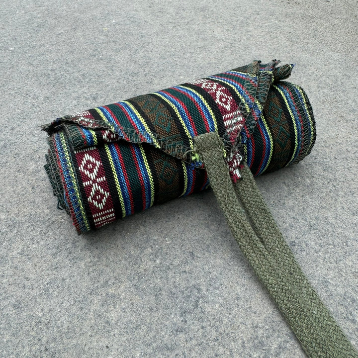 Green Striped Leg Wraps