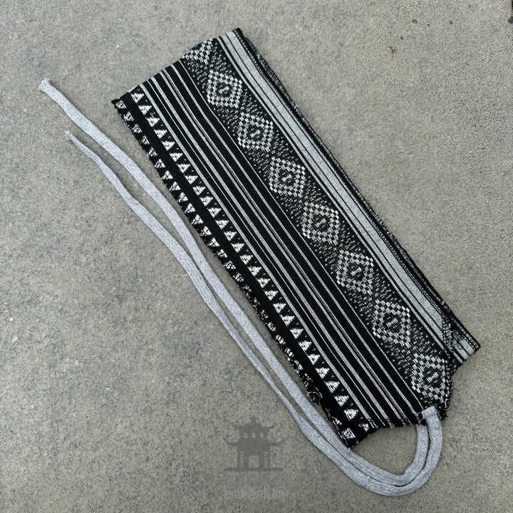 LARP Basic Outfit - 3 Pieces White & Black (Shirt, Trousers and Sash)