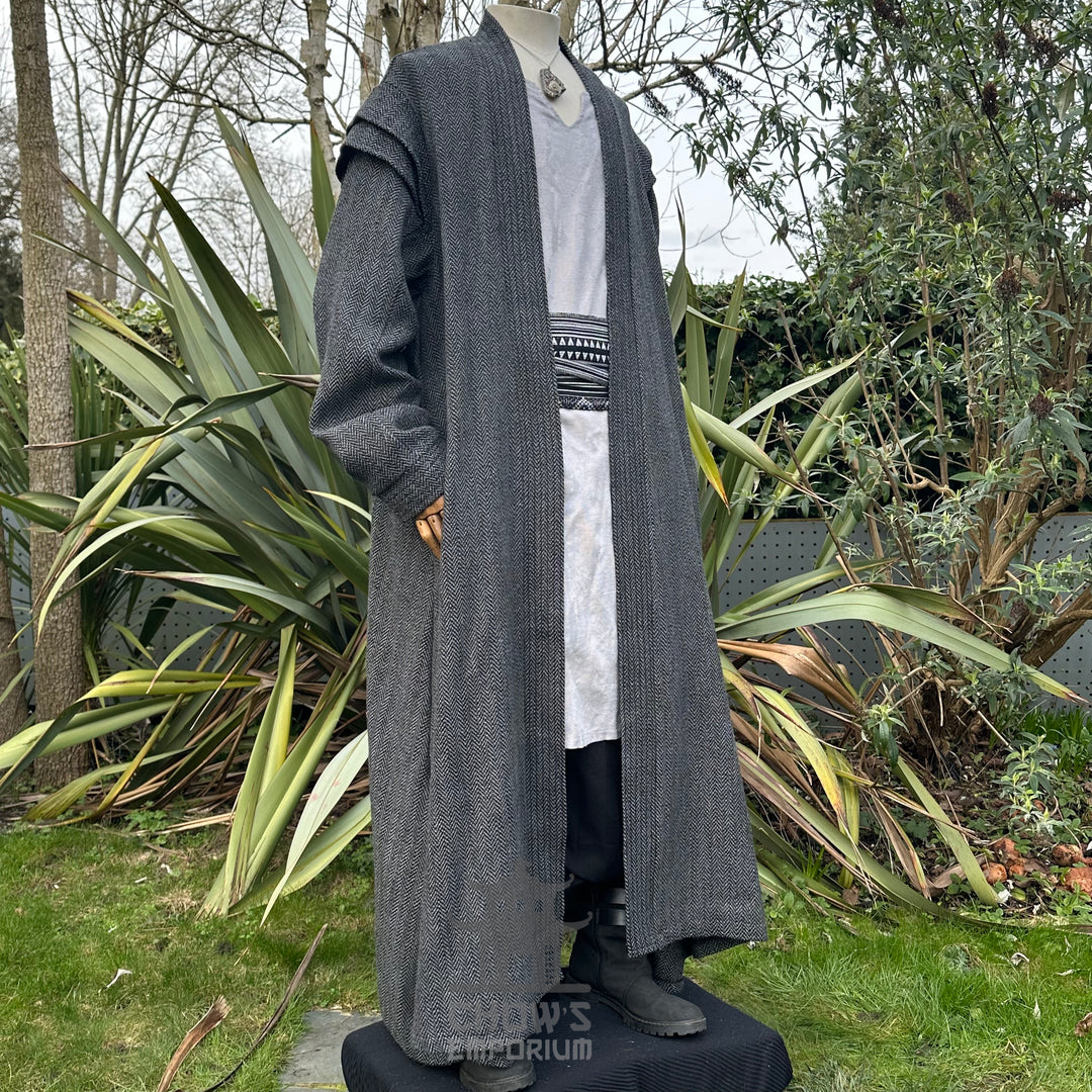 Mystic Sorcerer LARP Outfit - 3+ pieces (Robe, Hood and Sash)