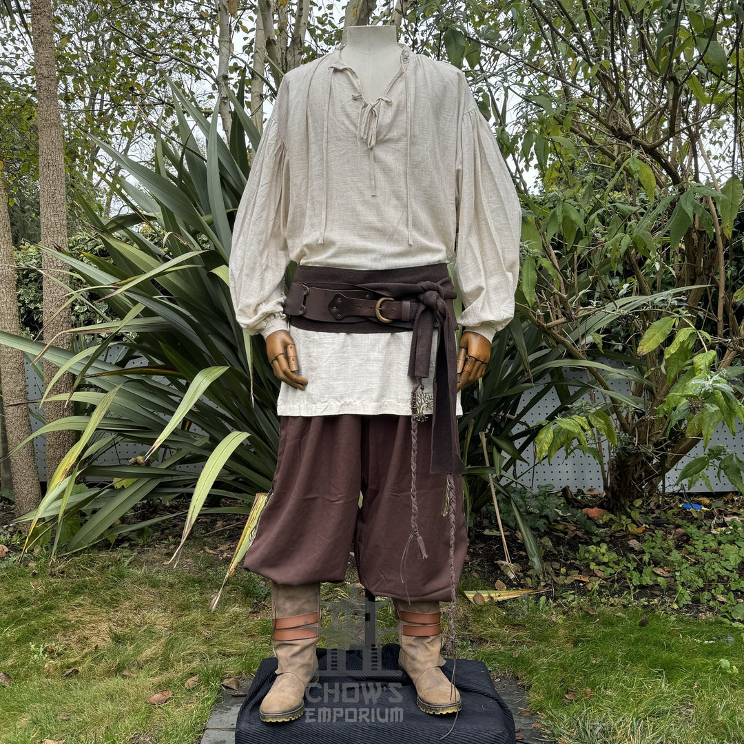 Merchant Trader LARP Outfit - 4+ pieces (Cloak, Robe, Sash and Necklace)