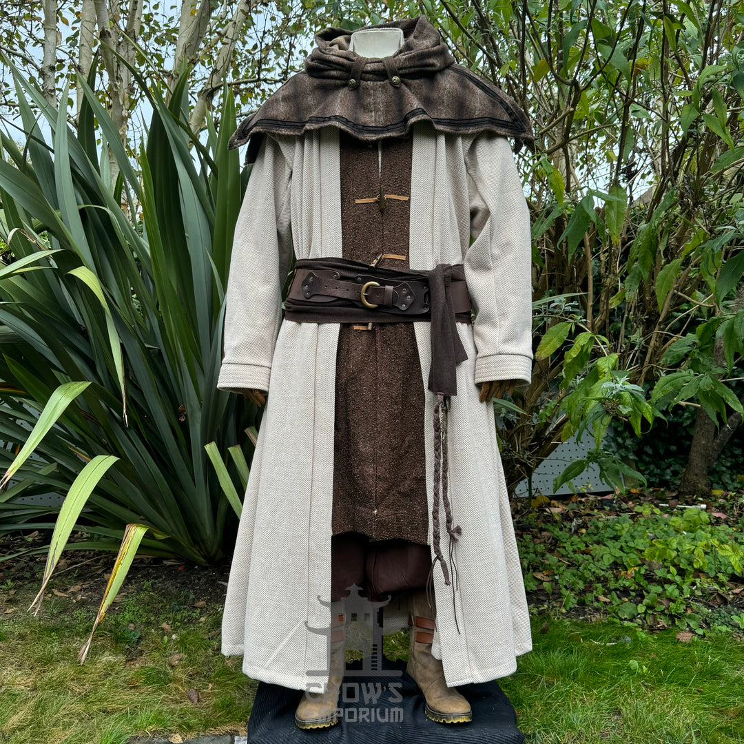 Tenue de GN Rogue Druid - 7 pièces ; Veste, Capuche, Avant-bras, Tunique, Pantalon, Ceinture, Ceinture