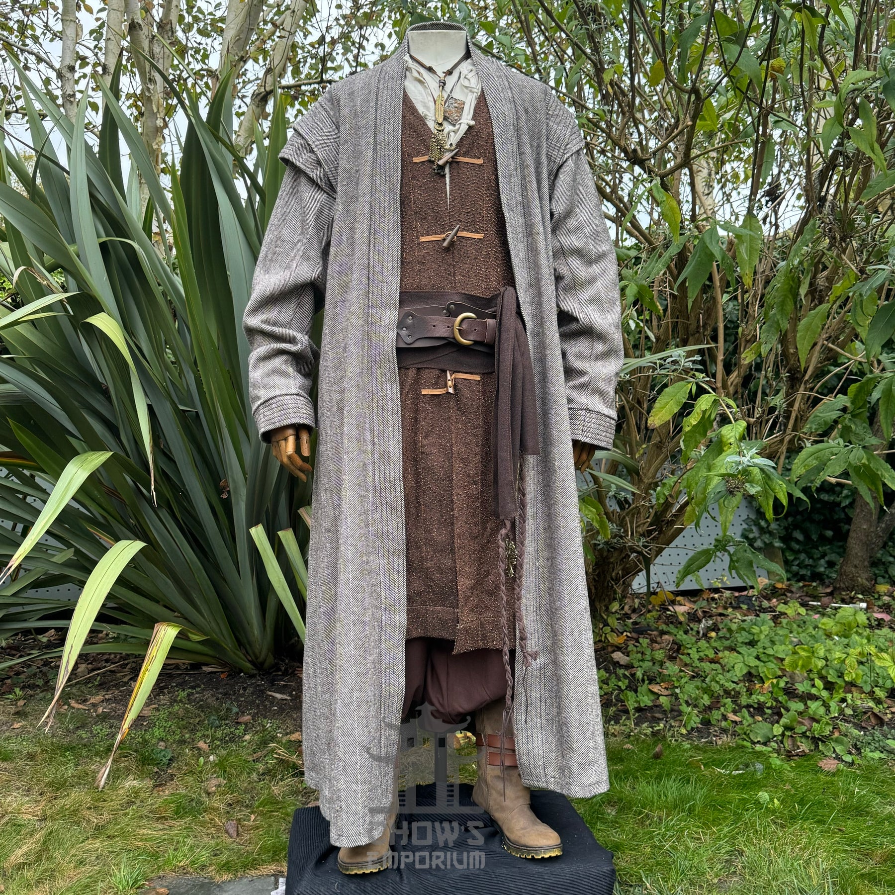 LARP Robe | Brown Medieval Fantasy Cloak & Renaissance Faire Costume ...