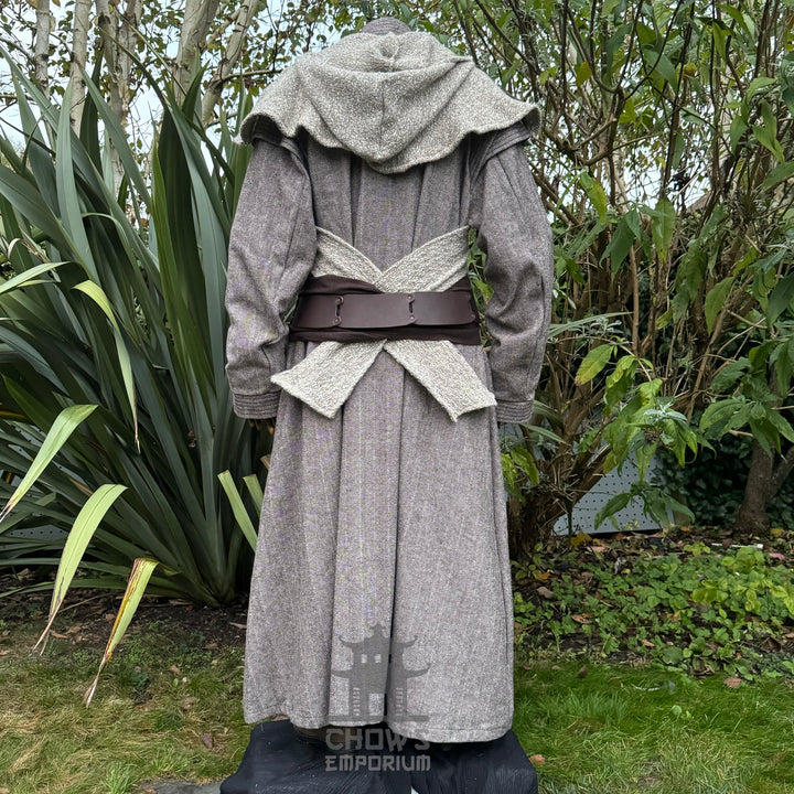 Mystic Healer LARP Set - 6 pieces (Robe, Tunic, Hood, Trousers, Belt, Sash)