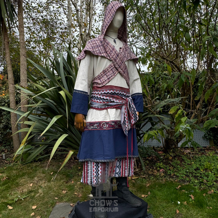 Champion Archer Set - 5 Pieces (Tunic, Hood, Pants, Sash, Necklace)