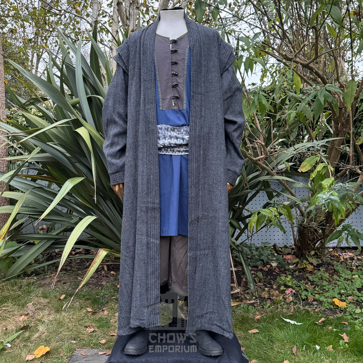 Grey Full Length Robe