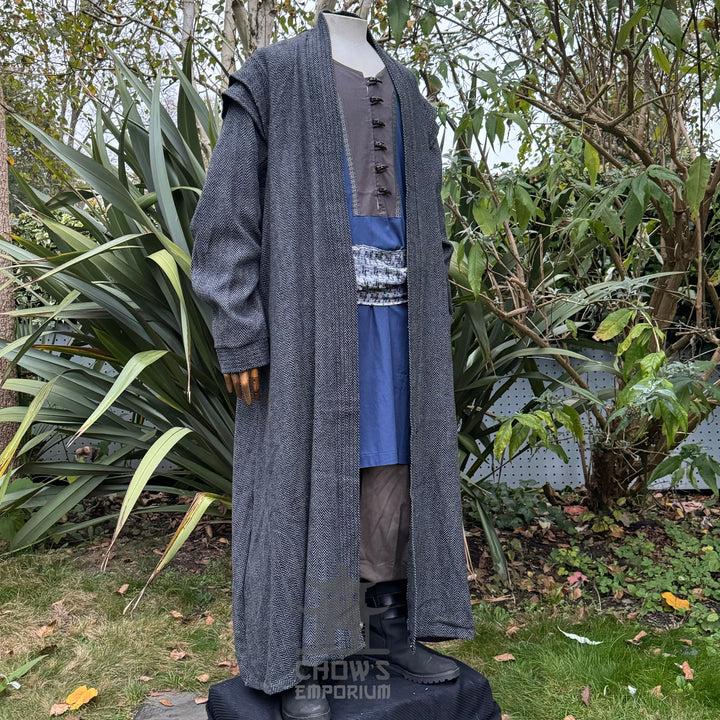 Grey Full Length Robe