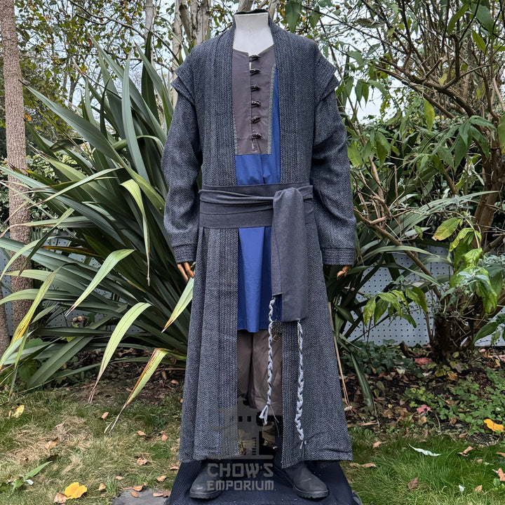 Grey Full Length Robe