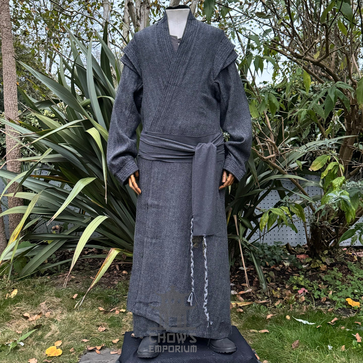 Grey Full Length Robe