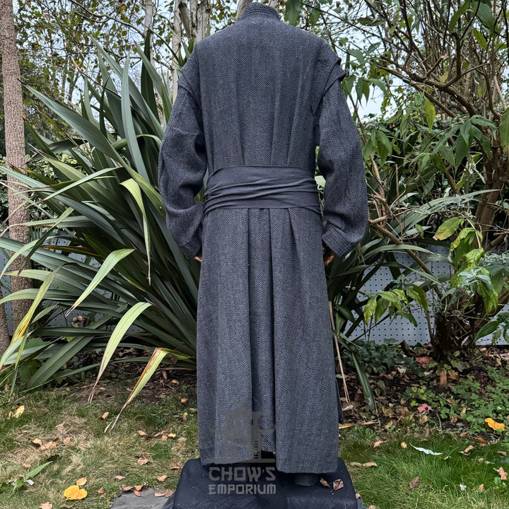 Grey Full Length Robe