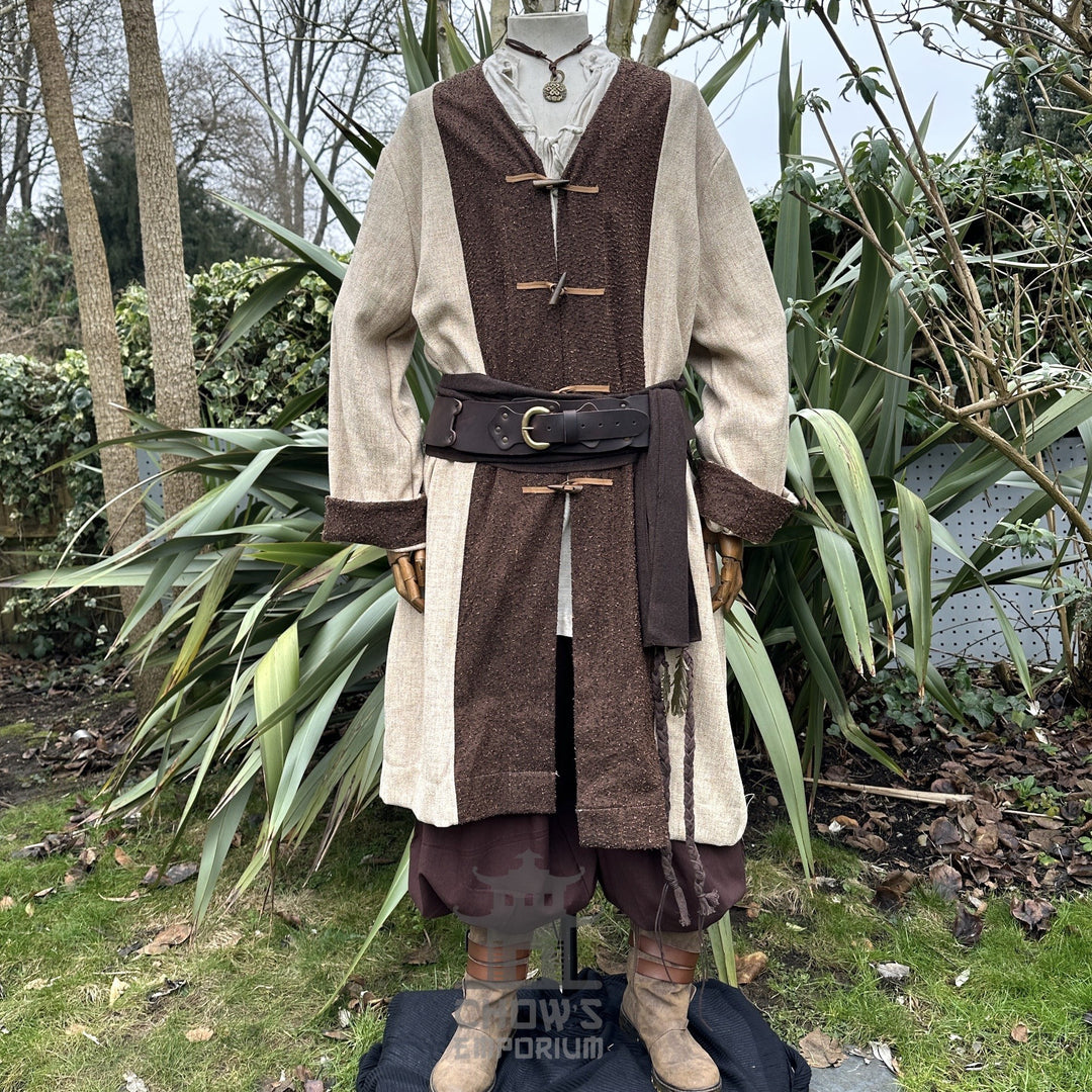 Woodland Trader LARP Set, 3 pieces (Jacket, Hood, Trousers)
