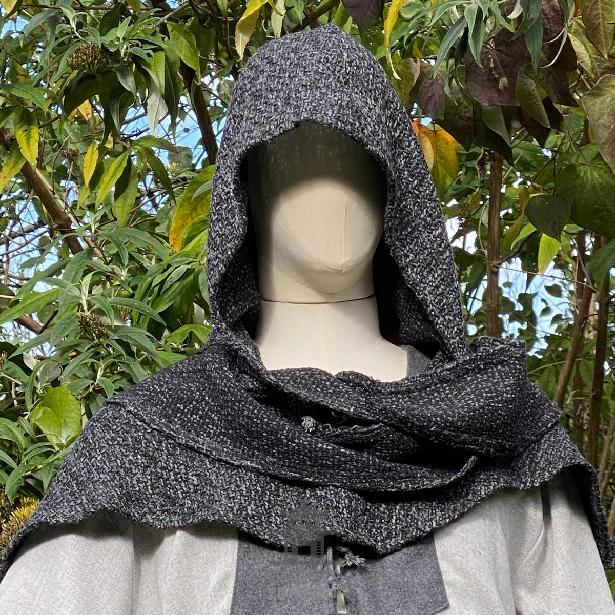 The Spellcaster LARP Set - 3+ pieces (Hooded Sleeveless Robe, Shirt & Sash)