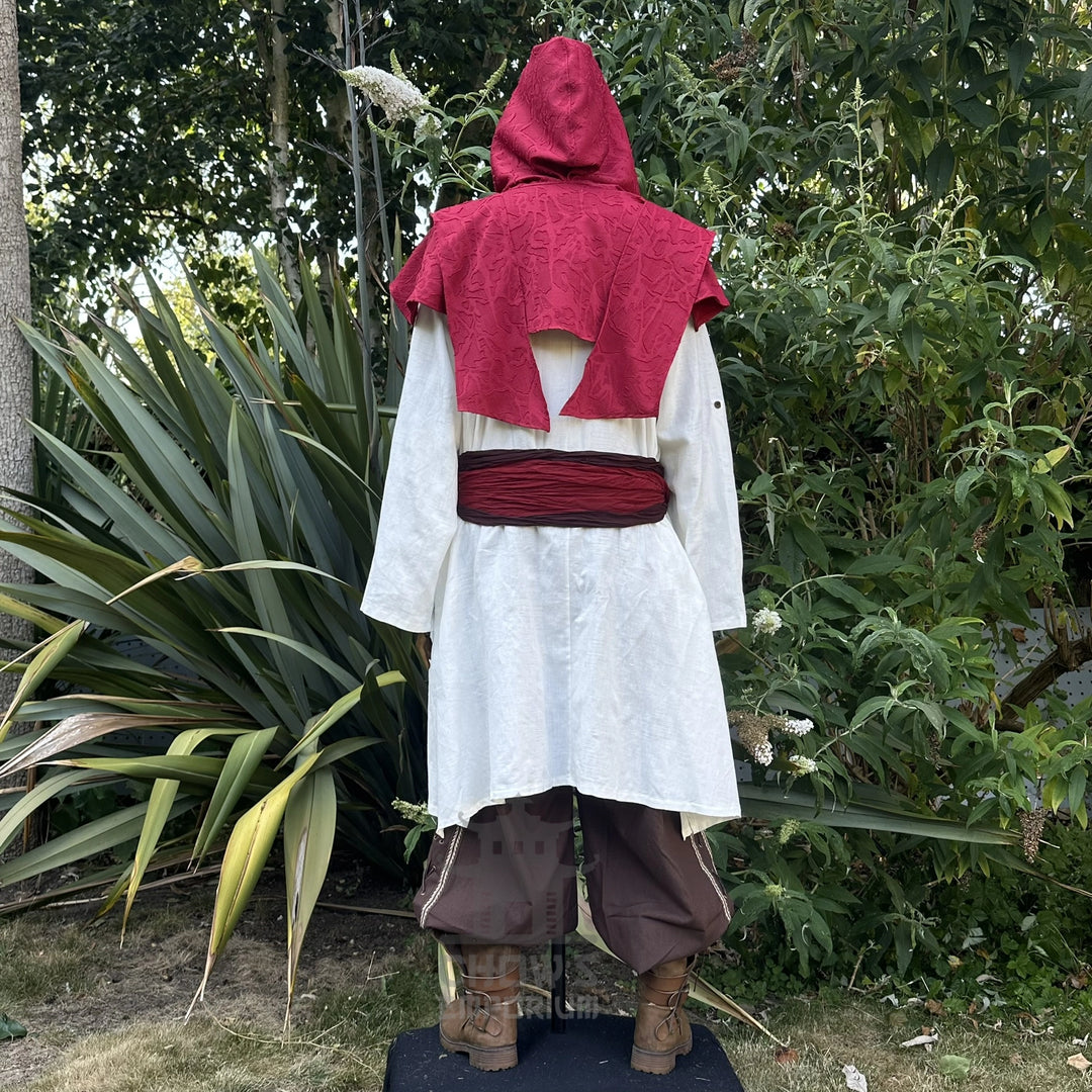 Red Lightweight Scarf Hood