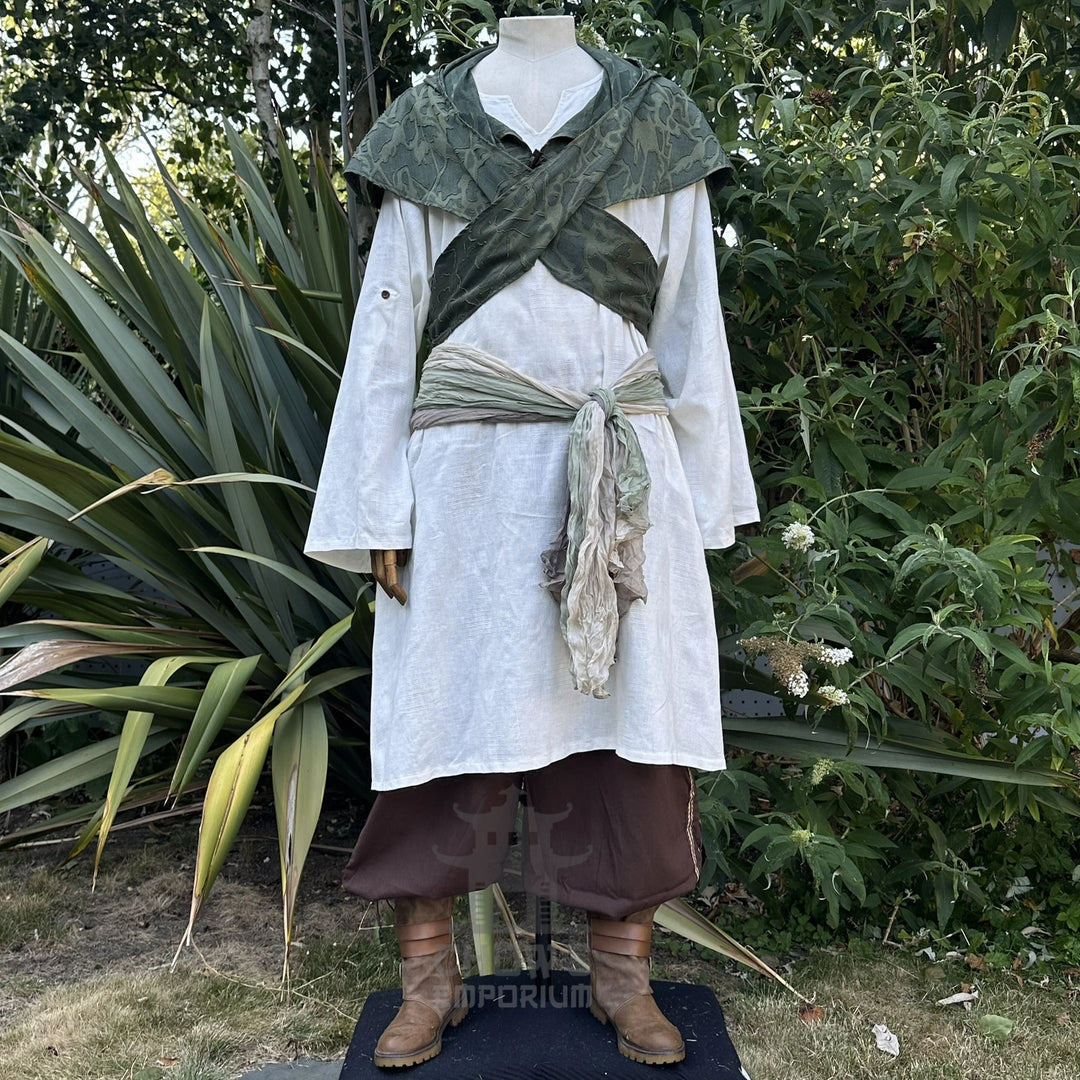 Green Lightweight Scarf Hood