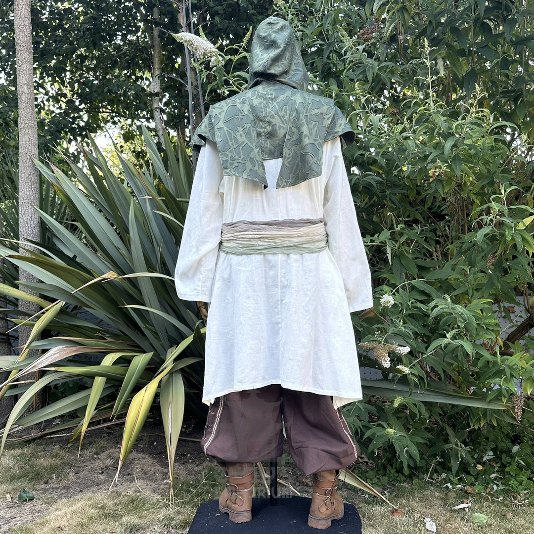 Green Lightweight Scarf Hood