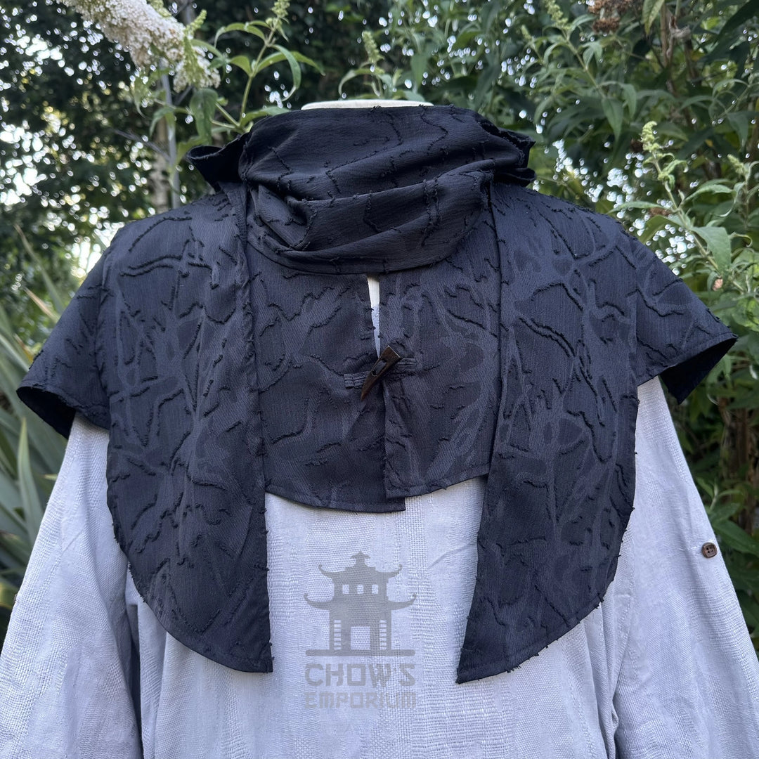Black Lightweight Scarf Hood