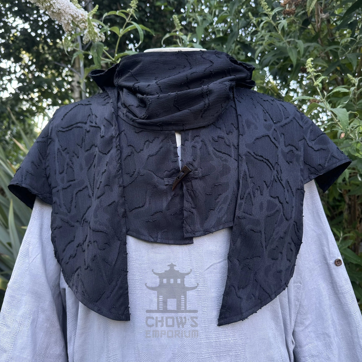 Black Lightweight Scarf Hood