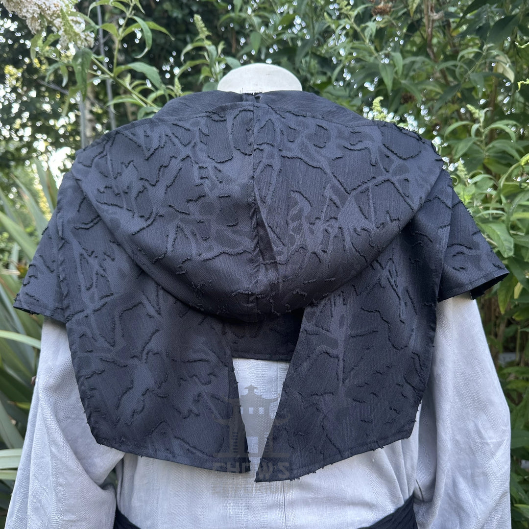 Black Lightweight Scarf Hood