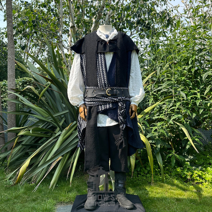 Ocean Explorer Set - 4 Pieces (Waistcoat, Hood, Pants & Sash)