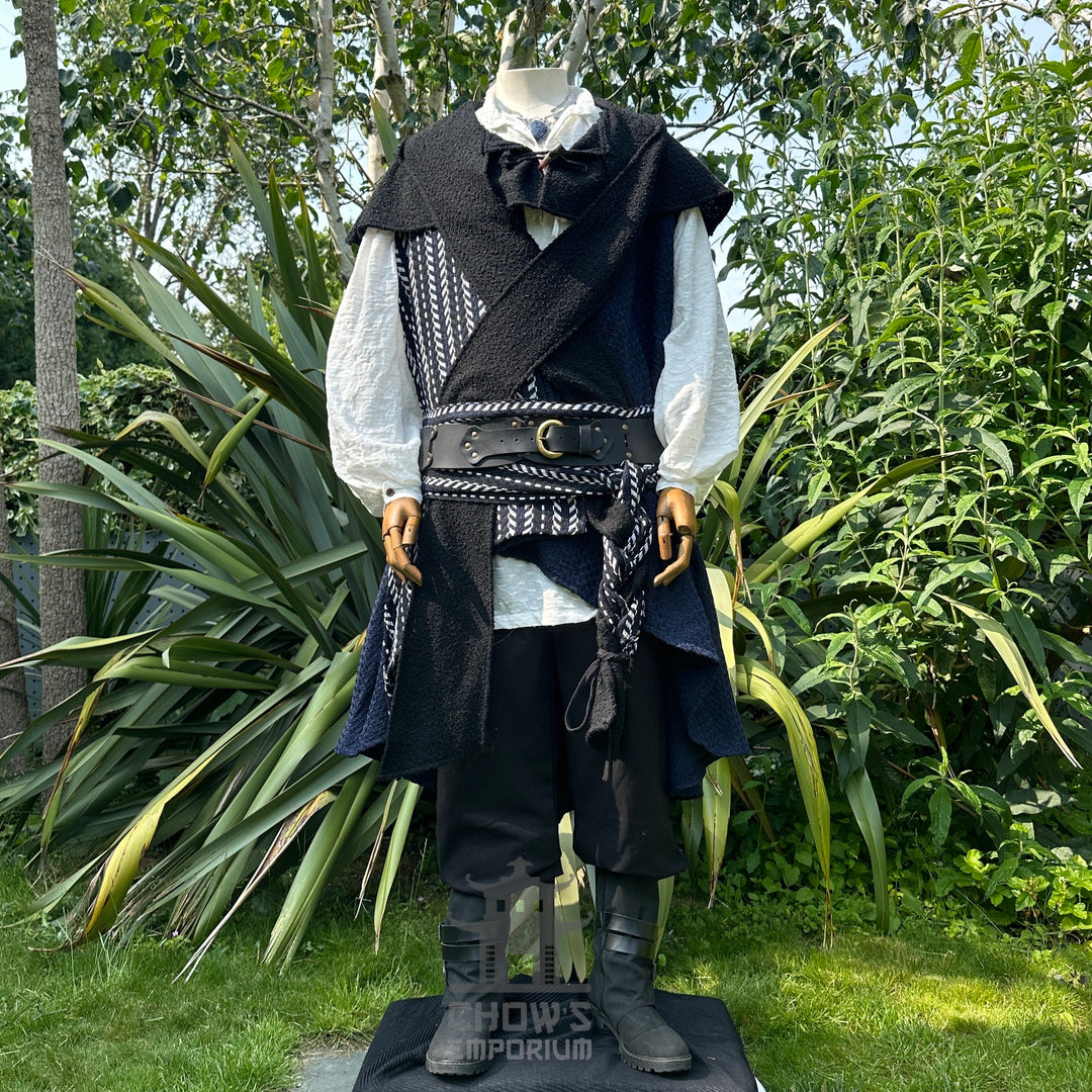 Ocean Explorer Set - 6 Pieces (Waistcoat, Hood, Shirt, Pants, Belt & Sash)