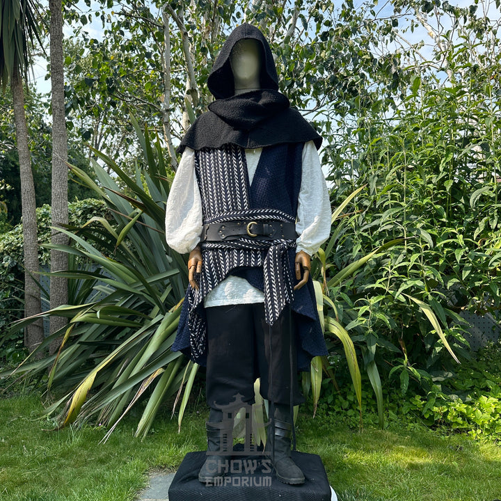Ocean Explorer Set - 6 Pieces (Waistcoat, Hood, Shirt, Pants, Belt & Sash)
