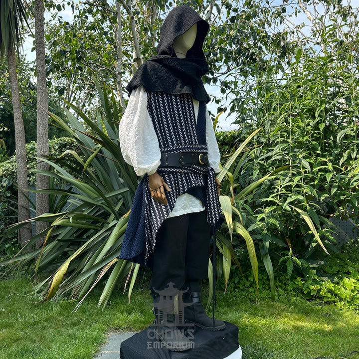 Ocean Explorer Set - 6 Pieces (Waistcoat, Hood, Shirt, Pants, Belt & Sash)