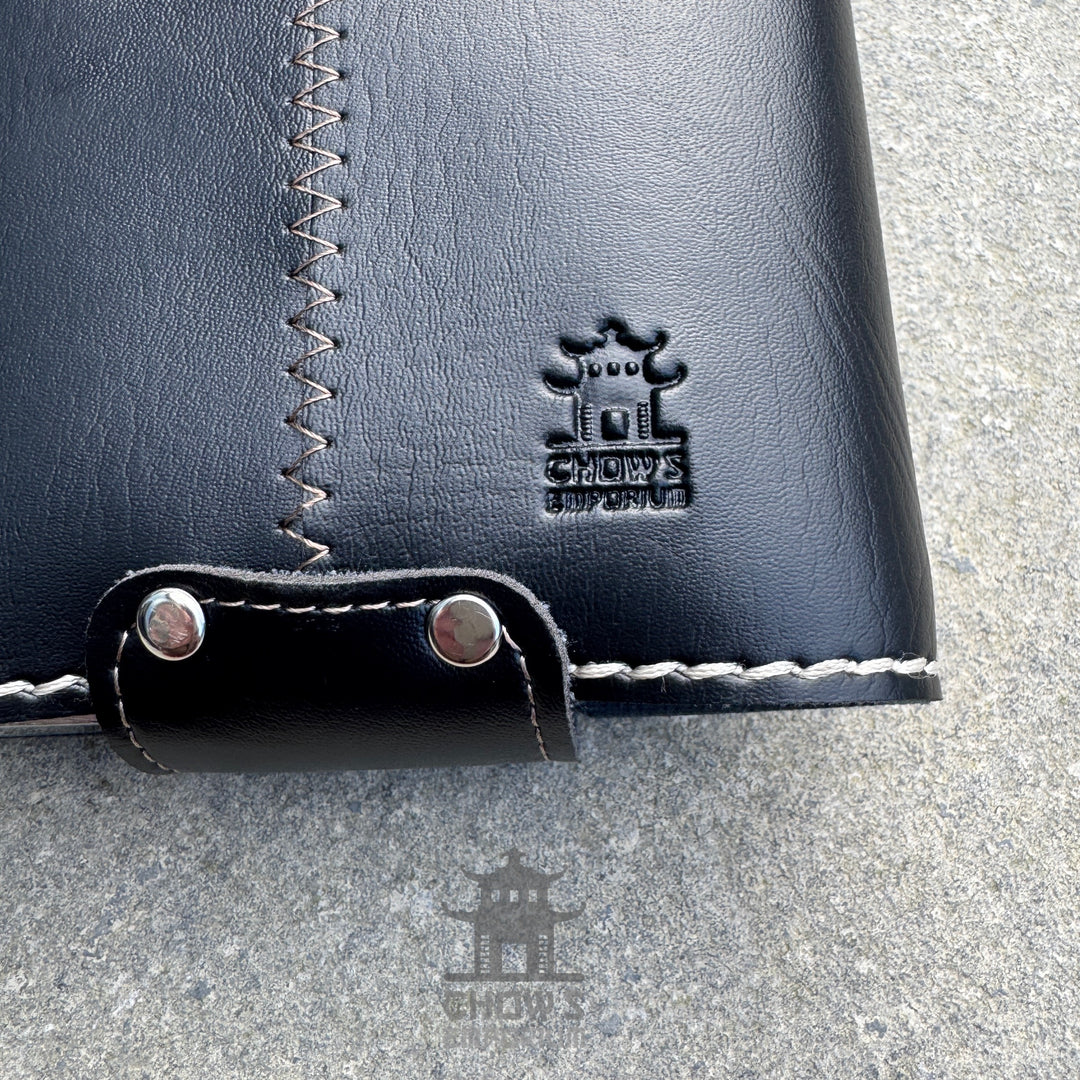 18oz Leather Hip Flask with Shoulder Strap